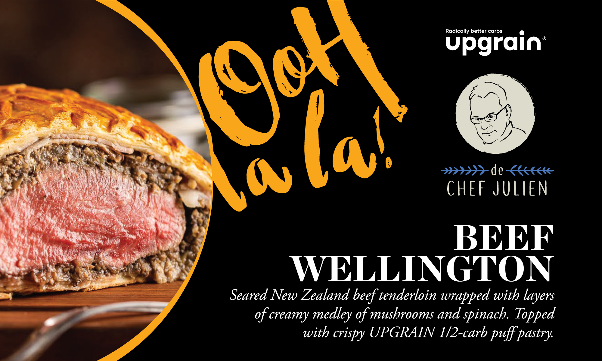 Beef Wellington (with UPGRAIN Puff Pastry)