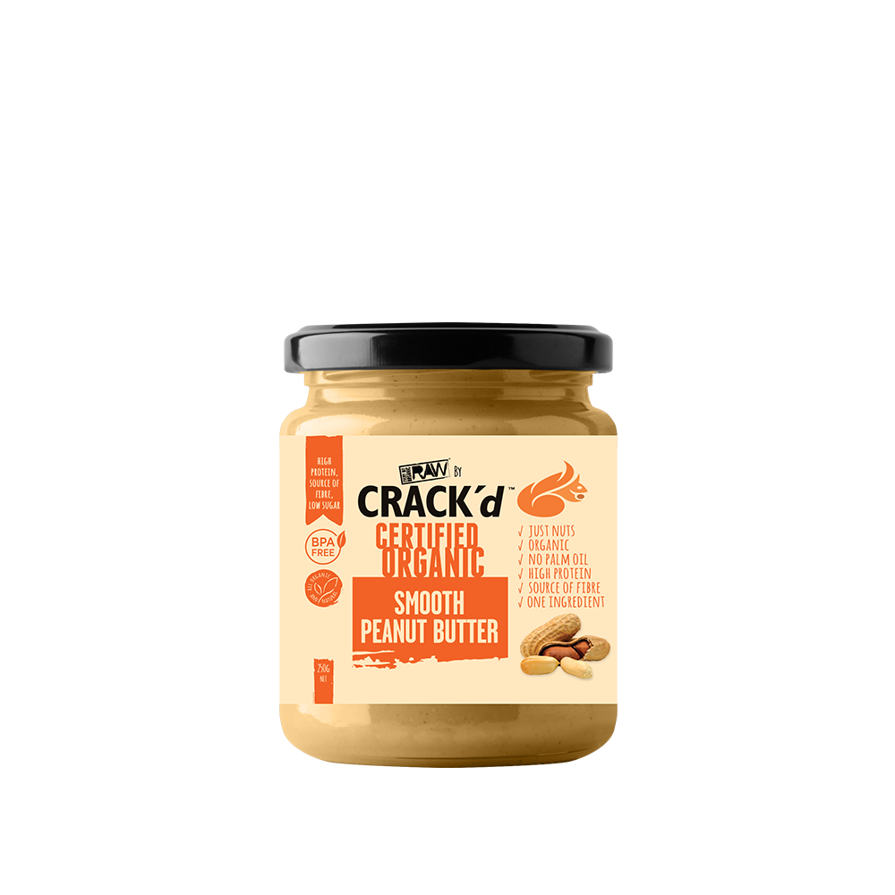 Crack'd Smooth Peanut Butter, Certified Organic